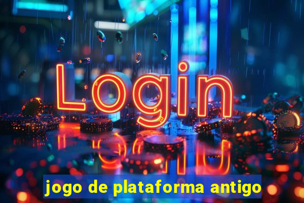 jogo de plataforma antigo